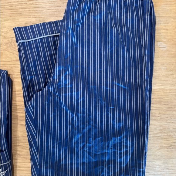 Pottery Barn teen Harry Potter Ravenclaw Pajama Set Navy Stripe Large - Picture 4 of 7